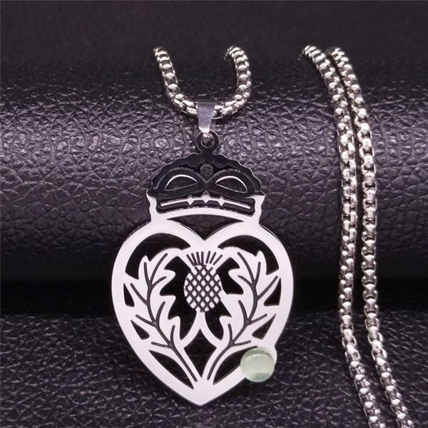 

pendant necklaces 2021 radish heart stainless steel women silver color pineapple pendants jewelry gargantilla n3310s05