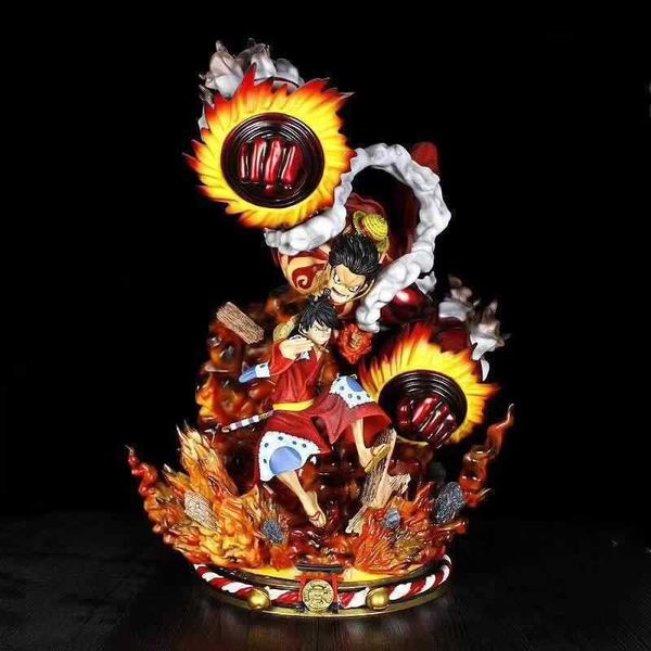 

fumei animation pirate king kimono four stalls road flying ape king crow gun gk statue model box