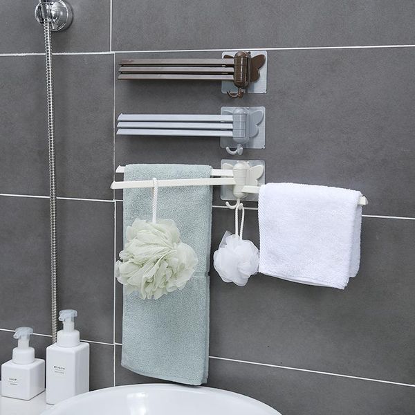 

towel racks multi-function bar 180 degrees rotary hanging rack wall mounted holder for bathroom k1032 a