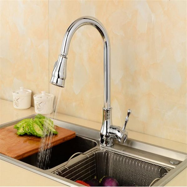 

kitchen faucets solid brass faucet , & cold water tap, single hole tap chrome finish basin sink