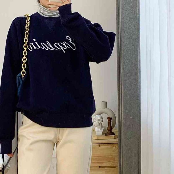 

hoodies 2021 winter high collar striped stitching plus velvet thick loose fake two-piece sweatshirt women 986b, Black