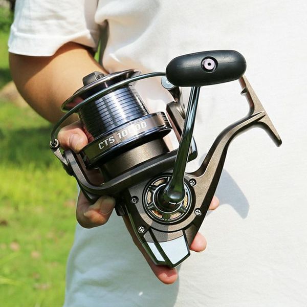 

baitcasting reels fddl 9000-12000 all metal fishing reel trolling 12+1 bearing balls spinning nylon backlash-bearings