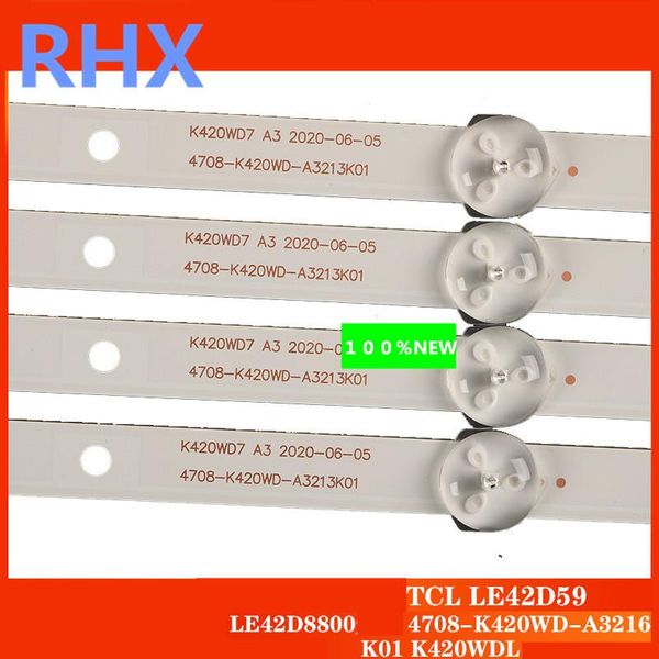 

projector lamps led backlight strip for tlc le42d59le42d8800 4708k420wd-a3216k01 k420wd6 3v 5led 41.8cm 100%