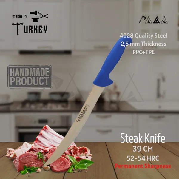 

atasan steak knife curved chef knife kitchen knives handmade high quaity professiona stainess stee steak meat cutter