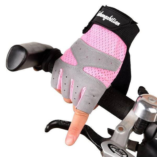 

cycling gloves fitness cool sunscreen thin non-slip touch screen women, Black