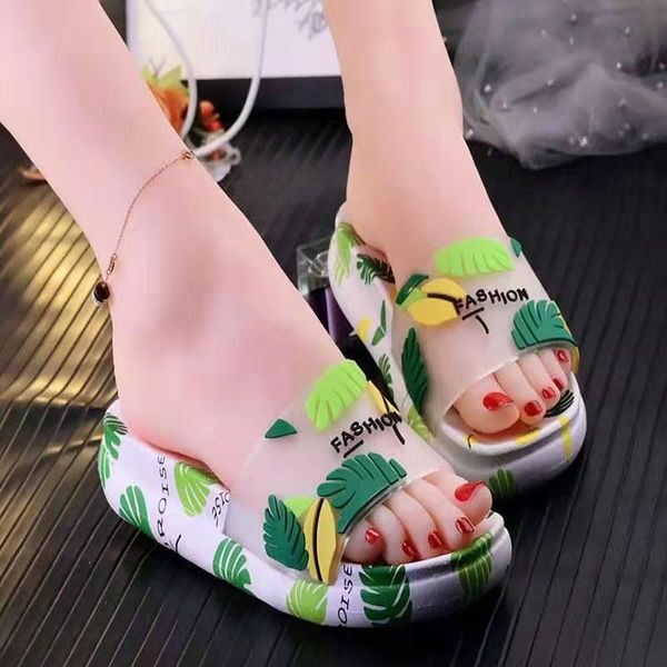 

fashion thick sole girl light slippers beautiful for women shoes, Black
