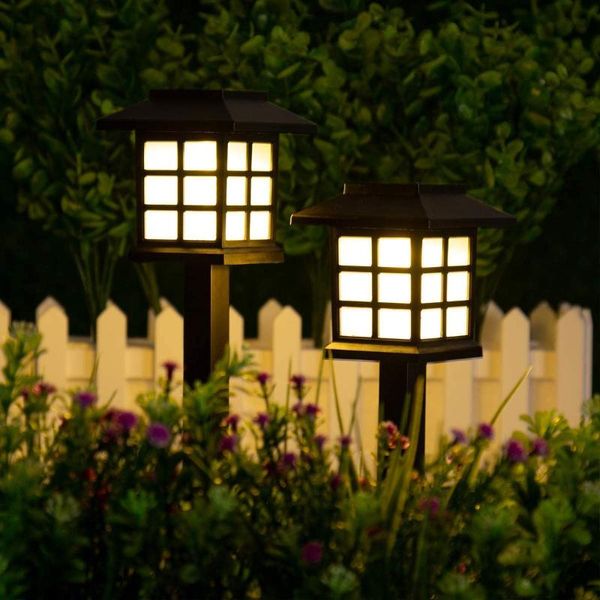 

lawn lamps 2pcs solar lamp landscape outdoor waterproof garden yard pathway patio fence led light