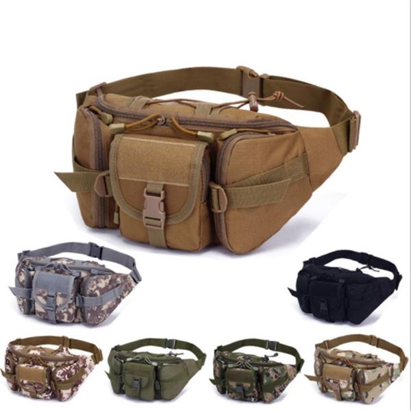 

outdoor sports large-capacity waterproof tactical waist bag utility pouch riding pockets phone camera bags hunting