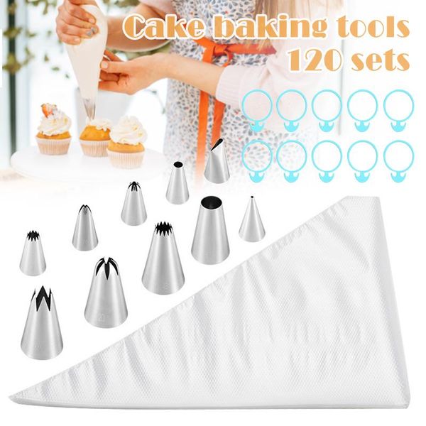 

baking & pastry tools 120pcs supplies kit diy cake cupcake decorating icing set cooking mdj998
