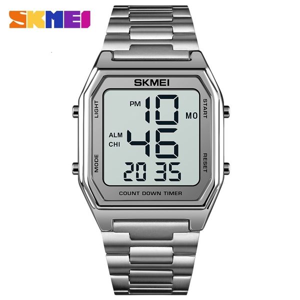 

original brand mens' watches fashion skmei men's wrist watch led light chronograph digital clock wristwatch relogio masculino