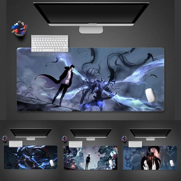 

mouse pads & wrist rests solo leveling magic customized mousepads anime desk table protect game office work mat pad x xl non-slip lapcus