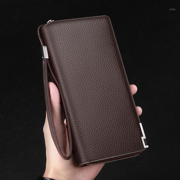 

wallets williampolo anti-theft multi-card holder male and female bank card large-capacity long wallet1, Red;black