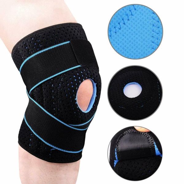 

elbow & knee pads fitness running cycling support braces sport exercise antislip safety guard strap, Black;gray