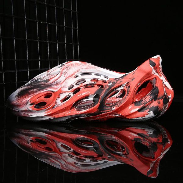 

sandals fashion outdoor casual non-slip women breathable camouflage garden shoes slip-on sandalias verano, Black