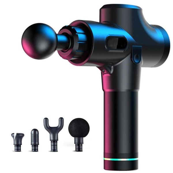 

deep tissue massage gun body massager fascial muscle exercise relief pain reduce tension device health care electric massagers