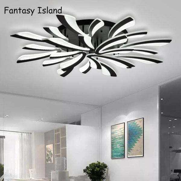 

ceiling lights acrylic modern leds chandelier for living room bedroom home creative lighting light fixtures
