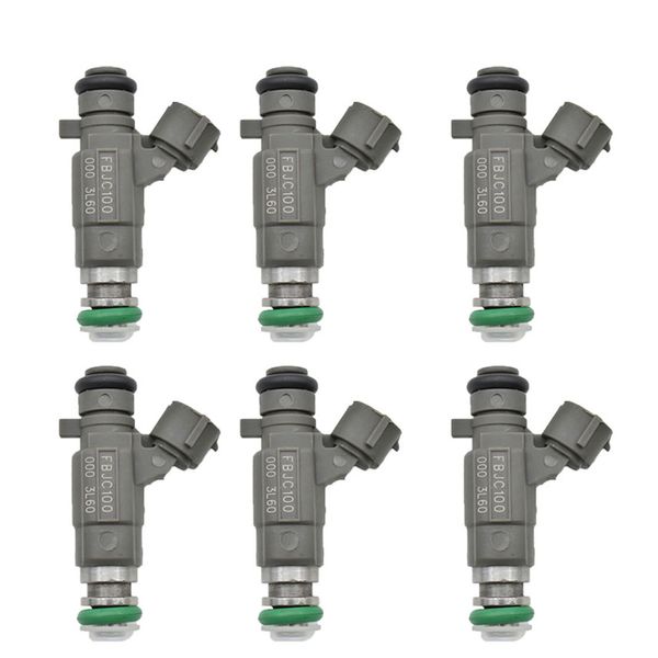 

6 pc fuel injector nozzle 16600-ae060 fbjc10 nissan vq35de for 3.5 v6 / 4.5 v8