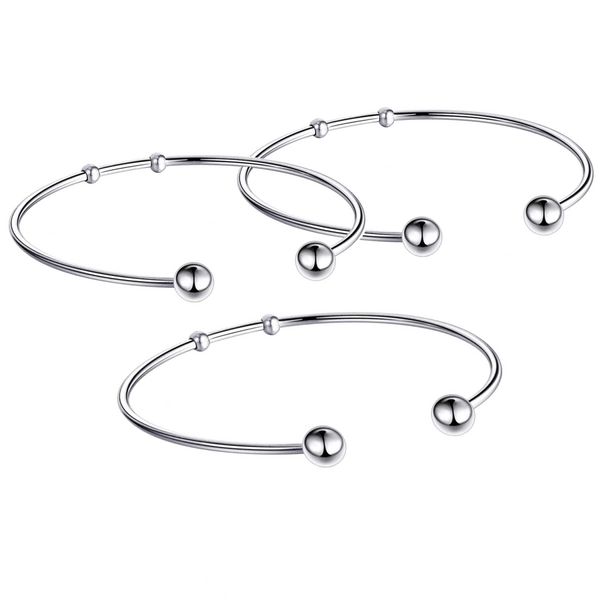 Moda de aço inoxidável metal pulseira expansível charme jóias fazendo pulseiras pulgles presentes q0719