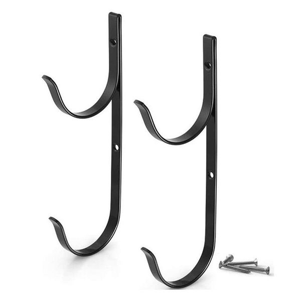 

hooks & rails 2pcs durable hook garden hanger portable swimming pool for telescoping pole aluminum alloy brushes outdoor leaf rakes organize