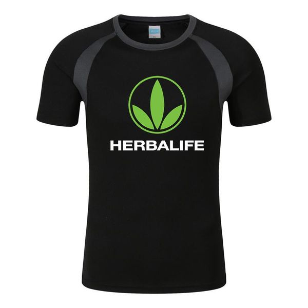 

men's t-shirts 2021 herbalife nutrition round neck print harajuku slim fit casual applique sweatshirts classic eight colors, White;black