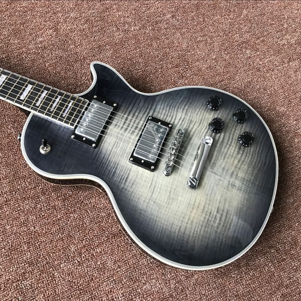 

tiger flame custom electric guitar,handwork 6 strings gitaar,mahogany body