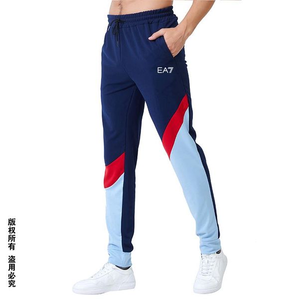 

men's pants spring and autumn gym jogging sweatpants fitness high quality, Black
