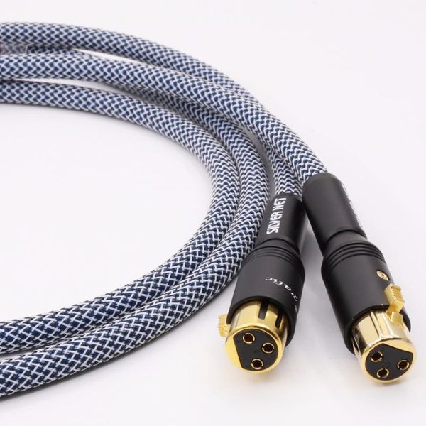 

smart power plugs pair qed signature ofc silver-plated rca male to xlr female plug audio extension cable