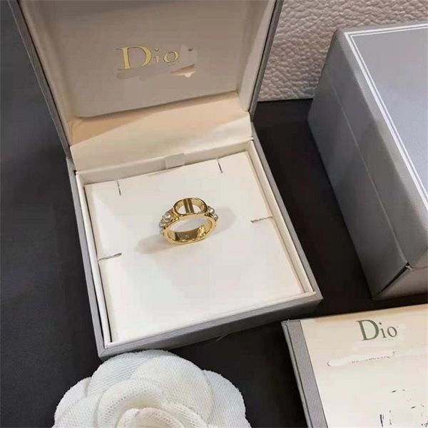 

designer jewelry pearl 2021 fashion simple brass ring wya0, Silver