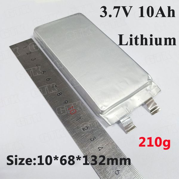 10 stücke Original 3,7 v 10ah polymer batterie li-ion 1068132 30A Hohe rate lithium-Für 10 s 36 v 48 v 10Ah diy elektrische fahrrad batterie