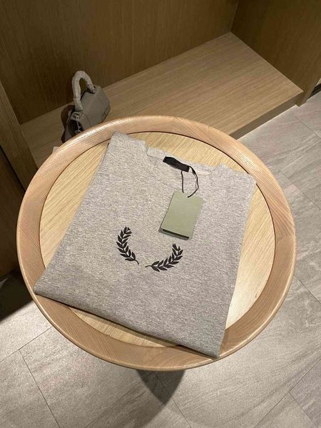 

luxury tracksuits summer new early spring men's and women's 2021 wear lovers ear of wheat loose letter short s, Gray