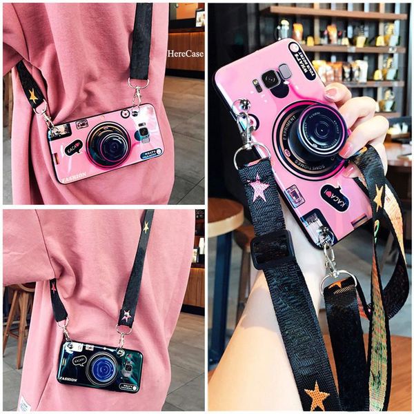 

cell phone pouches blue ray camera stand holder cases for huawei p30 p40 p50 pro mate 40 30 soft silicone cover honor 20 50 coque
