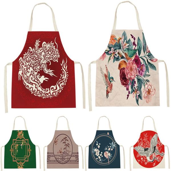 

aprons year pictures with beautiful flowers prints apron home cooking kitchen chef dirt resistant easy clean stain
