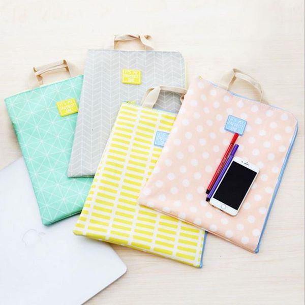 

business card files coloffice 1pc love simple life multifunctional file bag paper student zipper examination data folder stationery office