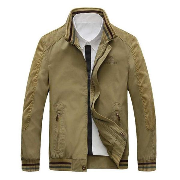 

men's jackets jacket plus size 5xl military men casual coats black army green khaki cotton winter, Black;brown