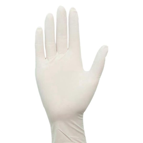 

disposable gloves 100 transparent latex for home cleaning dishwashing / kitchen beauty garden (l + m)