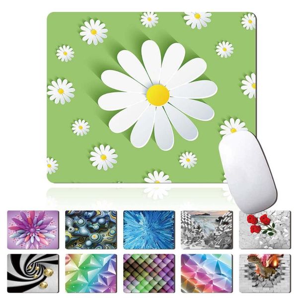 

mouse pads & wrist rests small size pu leather pad 3d printing pattern mat gaming player gamer deskcomputer lapmousepad games