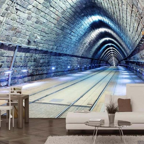 

wallpapers 3d abstract time tunnel wallpaper mural creative print po wall paper for ktv bar decor painting murals custom size