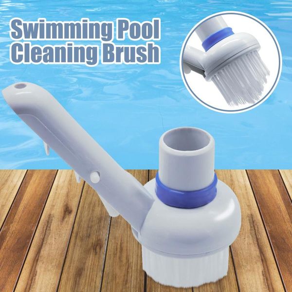 

pool & accessories swimming 360 degree all-round step angle vacuum cleaner spa massage bathtub cleaning brush nylon tool
