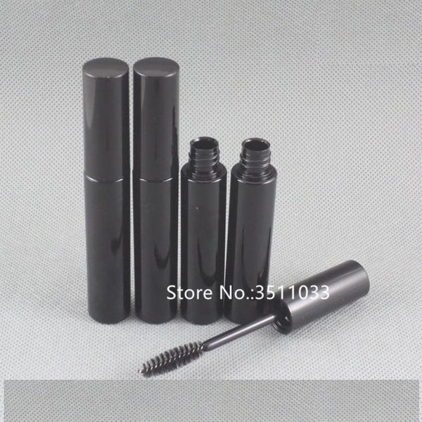 

storage bottles & jars 30pcs 50pcs 10ml classical black mascara tube empty eyelash cream bottle diy elegant growth liquid container