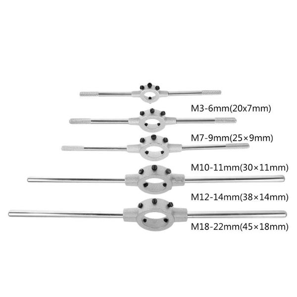 

1pcs round die wrench flexible steel circular handle for dies threading tool hand tools