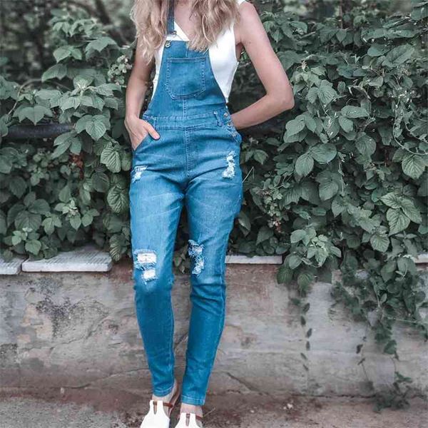 

ru sale fashion women ladies baggy denim jeans bib full length pinafore dungaree overall solid loose causal jumpsuit pants d25 210326, Black;white