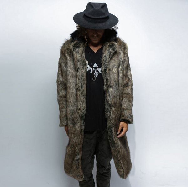 

fur coat men's autumn/winter fur all-in-one mink coats, Black