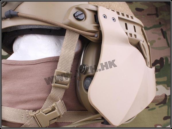 

cycling helmets combat ear side cover for fast helmet rail bd5667