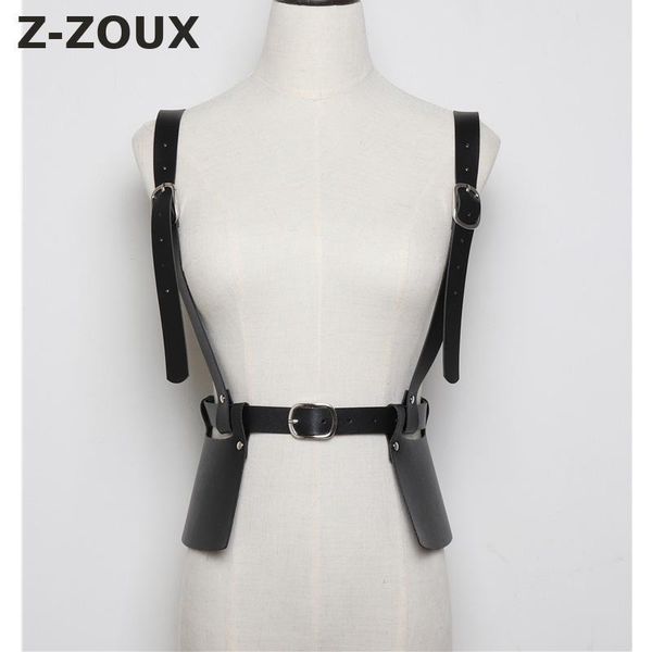 

z-zoux woman belt pu leather corset black cummerbunds all match waist belts for dress mens cummerbund, Black;brown