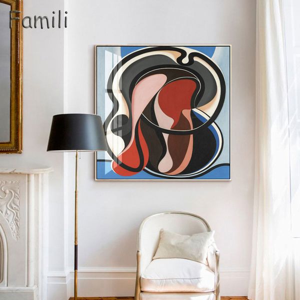 

modern style canvas abstract painting wall art poster and print decorative picture fashion home decoration