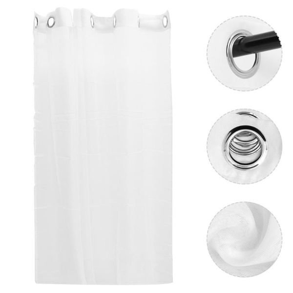 

curtain & drapes 2pcs long white semi sheer curtains living room bedroom drape