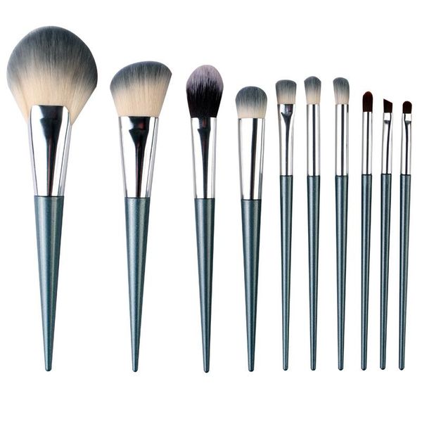 

makeup brushes 10pcs tool set eye shadow foundation highlight brush make up beauty cosmestic kabuki tools maquiage