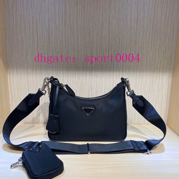 

crossbody chains zipper fashion bags soft hobo nylon shoulder bag 2021 womens brand camouflage letter handbag
