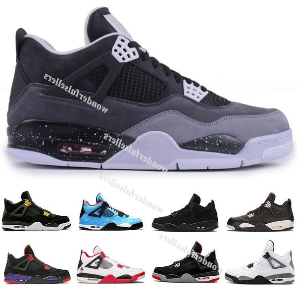 

jumpman mushroom bred 4 4s iv cactus jack cool grey mens basketball shoes fiba unc silt red splatter sports designer sneakers trainers