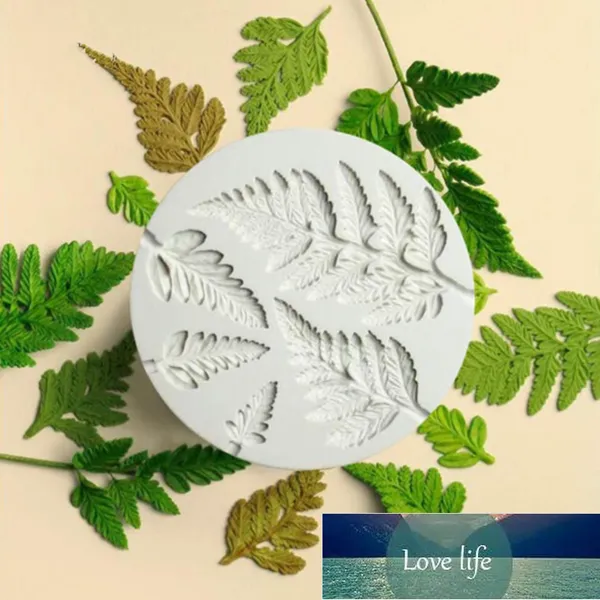 Aracı DIY Fern Yaprak Silikon Kek Kalıp Mutfak Fondan Cupcake Çikolata Pişirme Dekorasyon 3D Bakeware